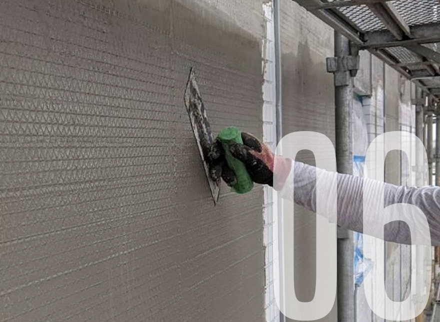 外壁剥落防止工事